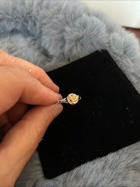 Gold and Silver Bee  Accent Ring - Women's Jewelry